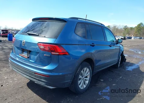 2019 Volkswagen Tiguan 2.0T S from USA, damaged, VIN 3VV0B7AX1KM014215
